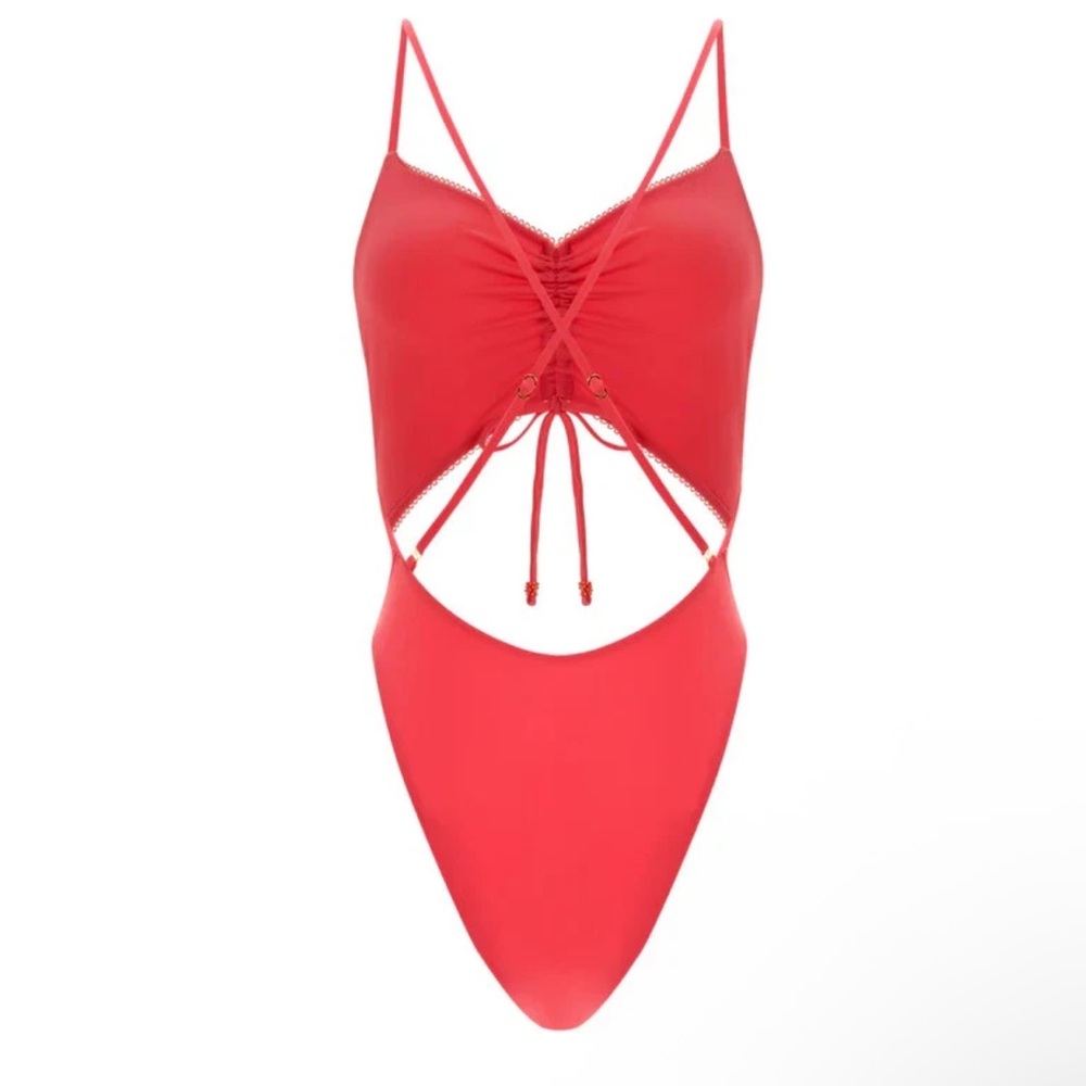 AGUA BENDITA DIANY TOUT SOLID ONE PIECE XL   NWT $180 - Picture 4 of 9